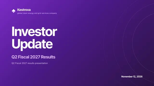 Amethyst Quarterly — Slide 1