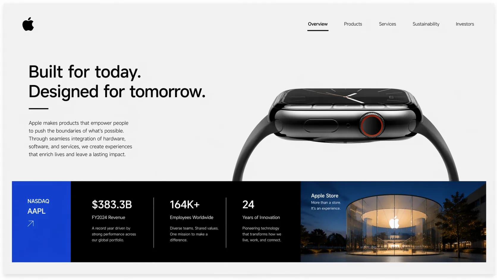 Apple-Style Monochrome Business Presentation Template — Slide 4