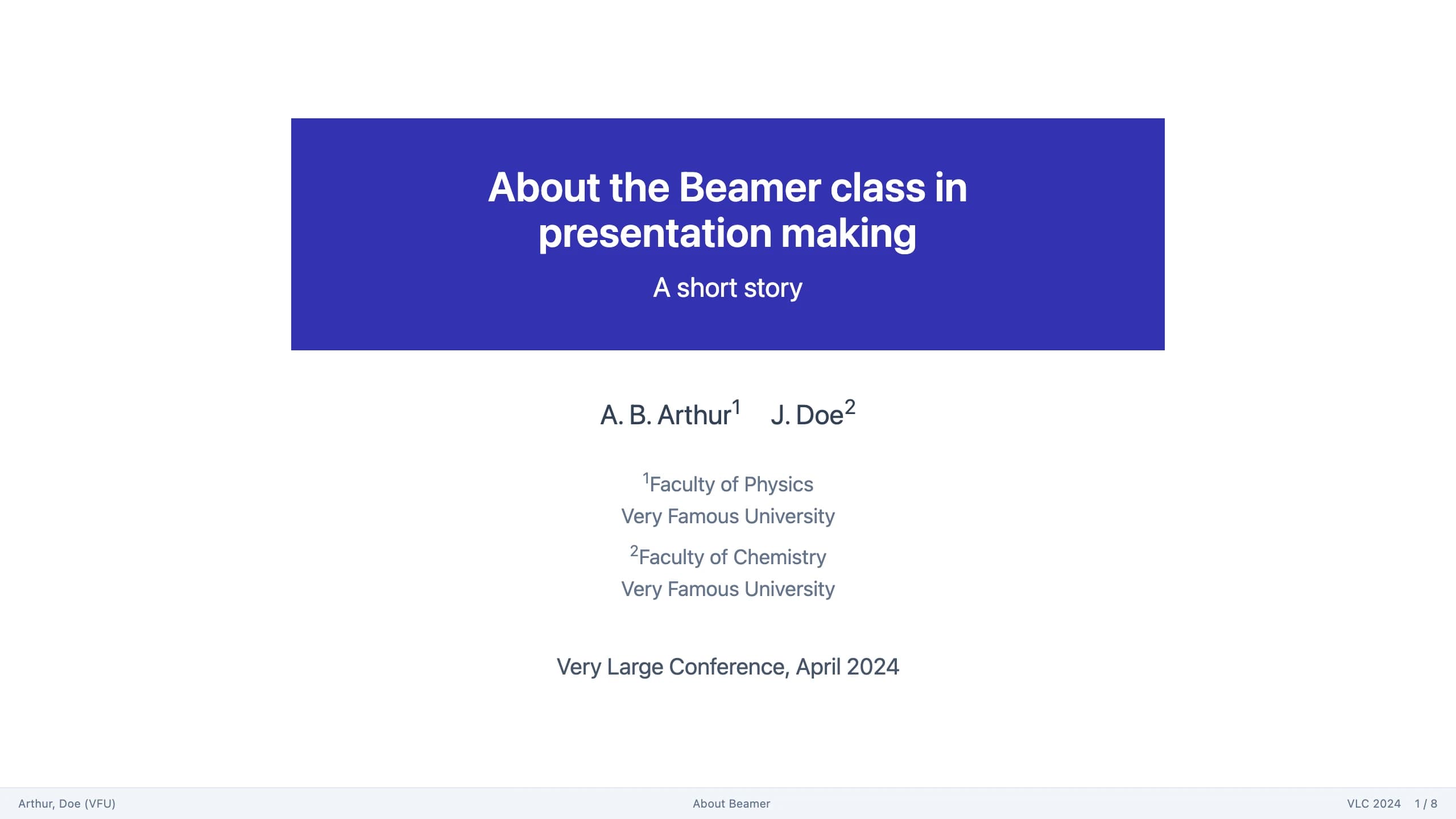Classic Beamer