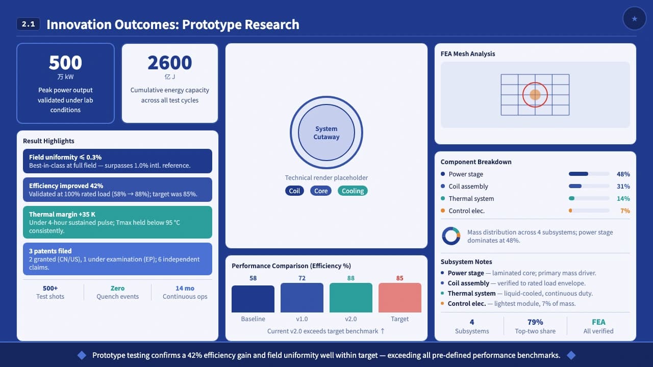 Cobalt Blue Institutional Academic Defense Template — Slide 4