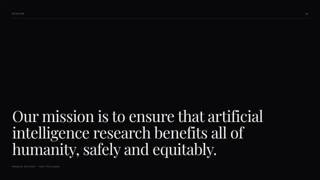 Codex Noir Minimalist Research & AI Pitch Deck Template — Slide 2