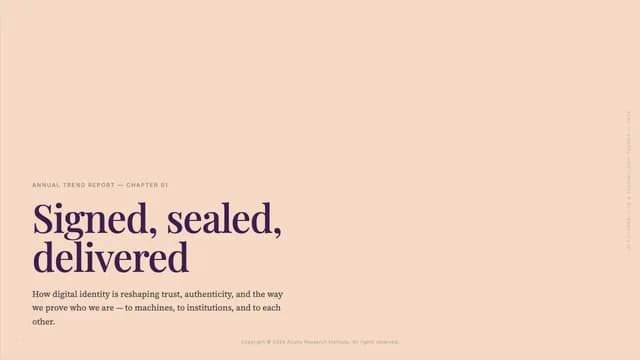 Folio Pastel Editorial Industry Research Report Template — Slide 1