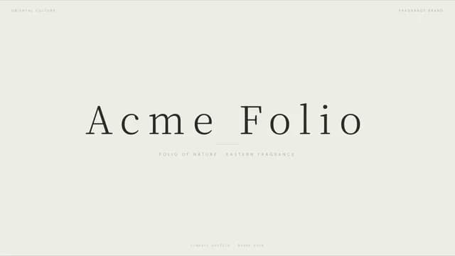 Folio Sage Oriental Editorial Brand Lookbook Template — Slide 1