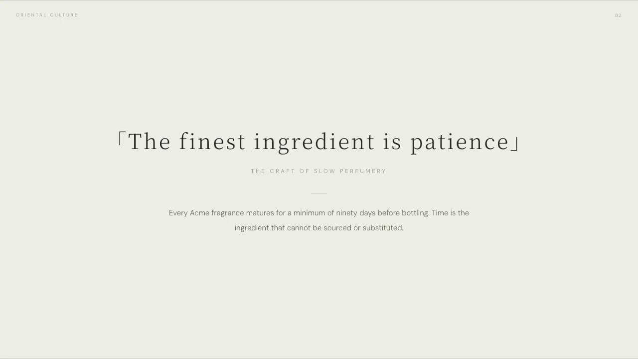 Folio Sage Oriental Editorial Brand Lookbook Template — Slide 3