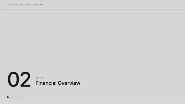 Iron Ledger: Monotone Industrial Financial Presentation — Slide 7