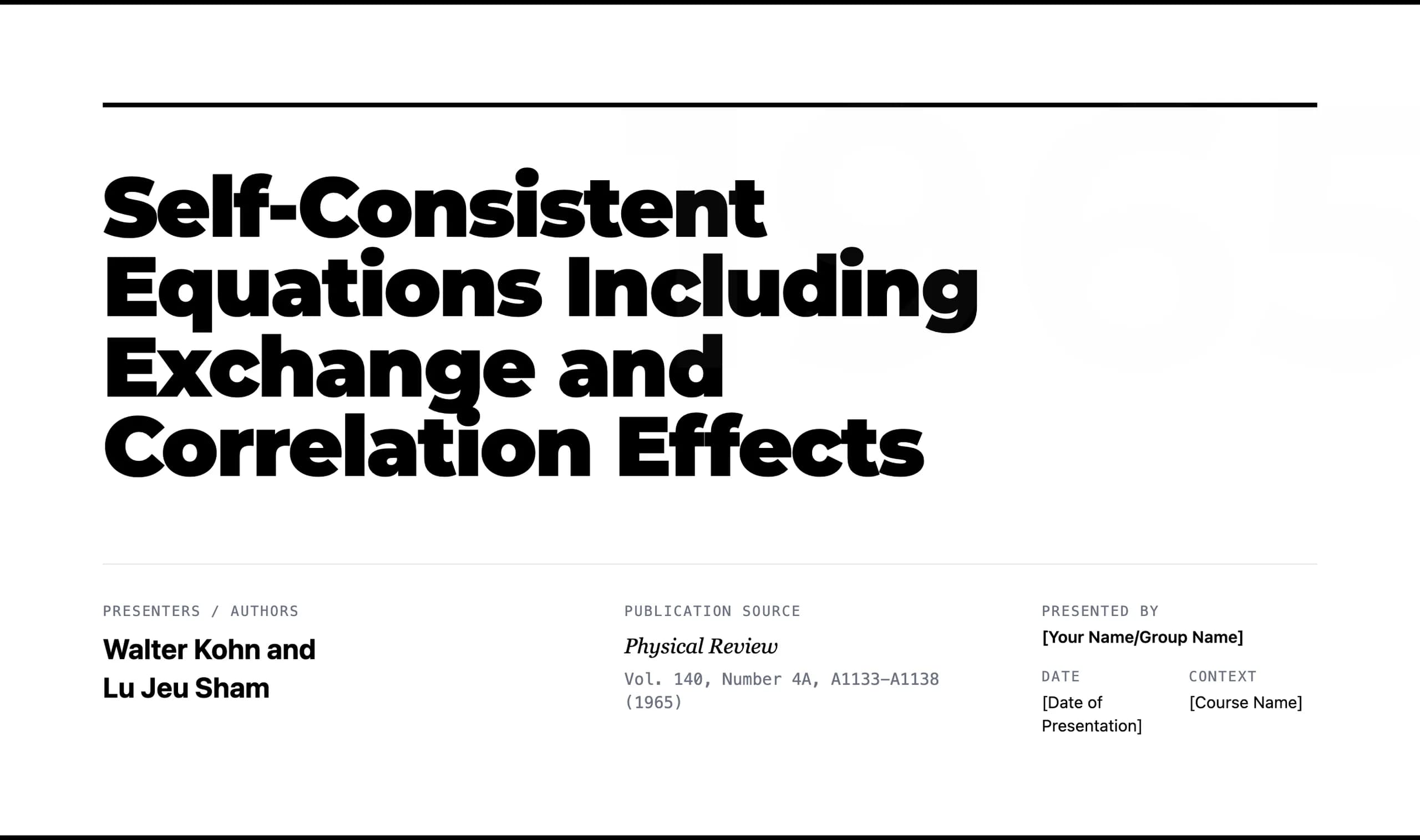 Minimal Dark Academic Typography Presentation Template — Slide 1