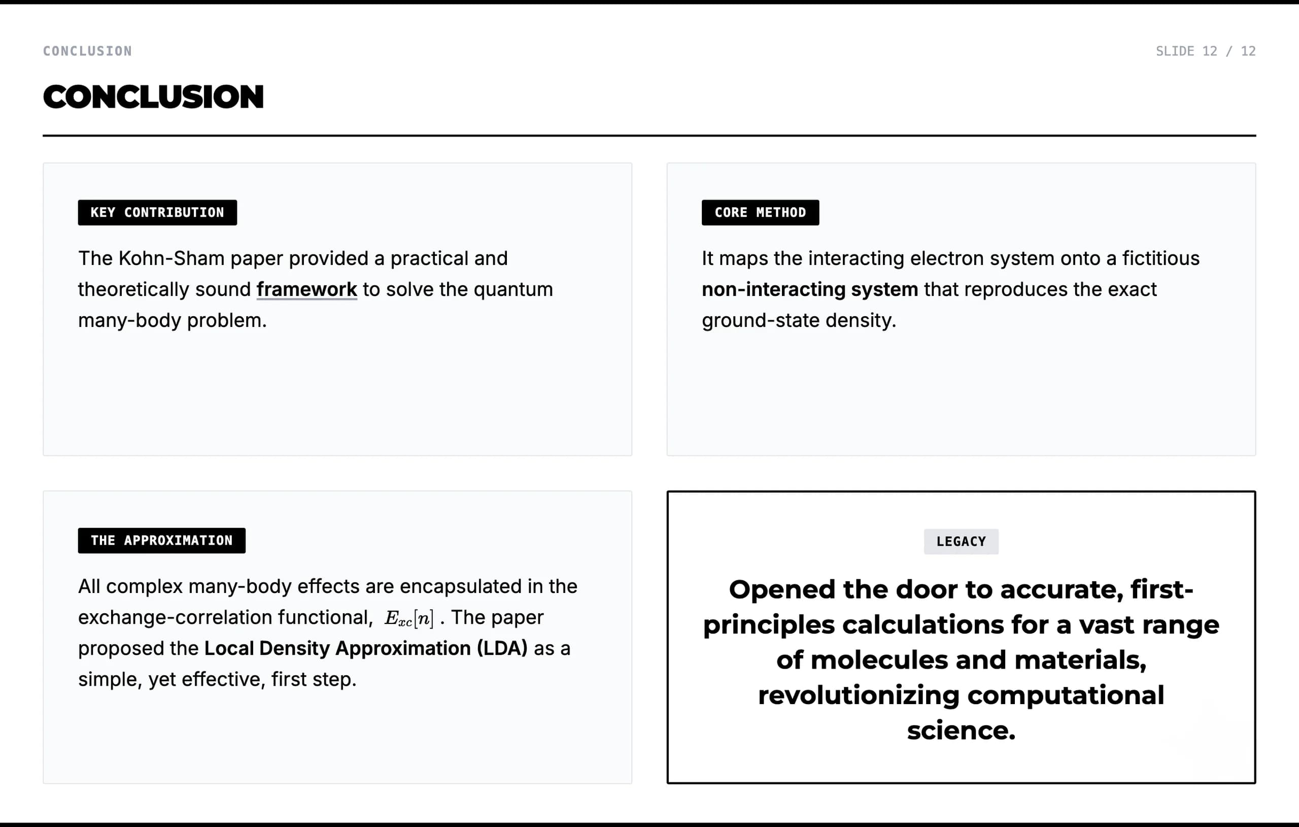 Minimal Dark Academic Typography Presentation Template — Slide 12
