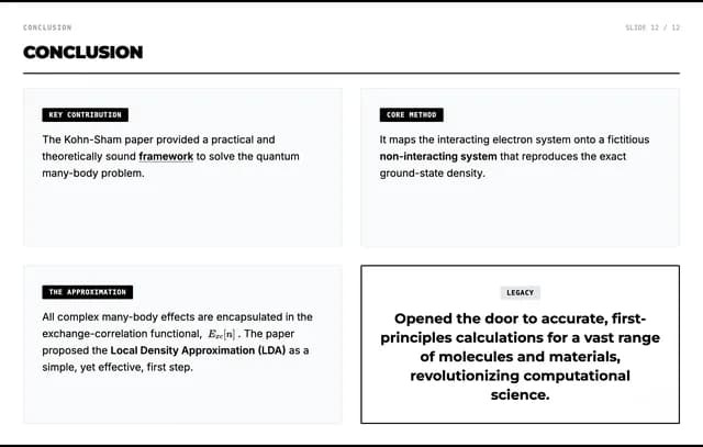 Minimal Dark Academic Typography Presentation Template — Slide 12