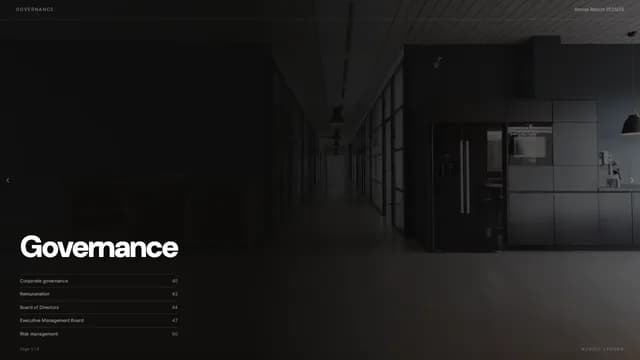 Nordic Ledger Editorial Annual Report Template — Slide 5