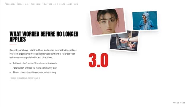 Press Riot Editorial Trend Report & Brand Intelligence — Slide 3