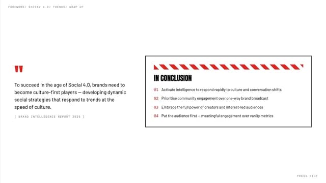 Press Riot Editorial Trend Report & Brand Intelligence — Slide 8