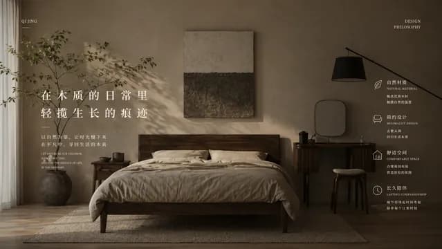 Wabi-Sabi Earth Tone Interior Design Presentation — Slide 9