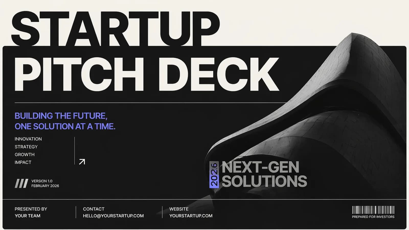 Startup Pitch