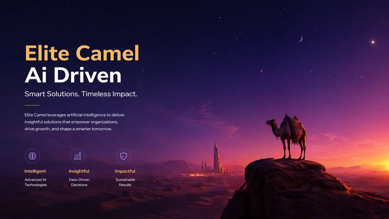 Elite Camel Company Profile Ai D…