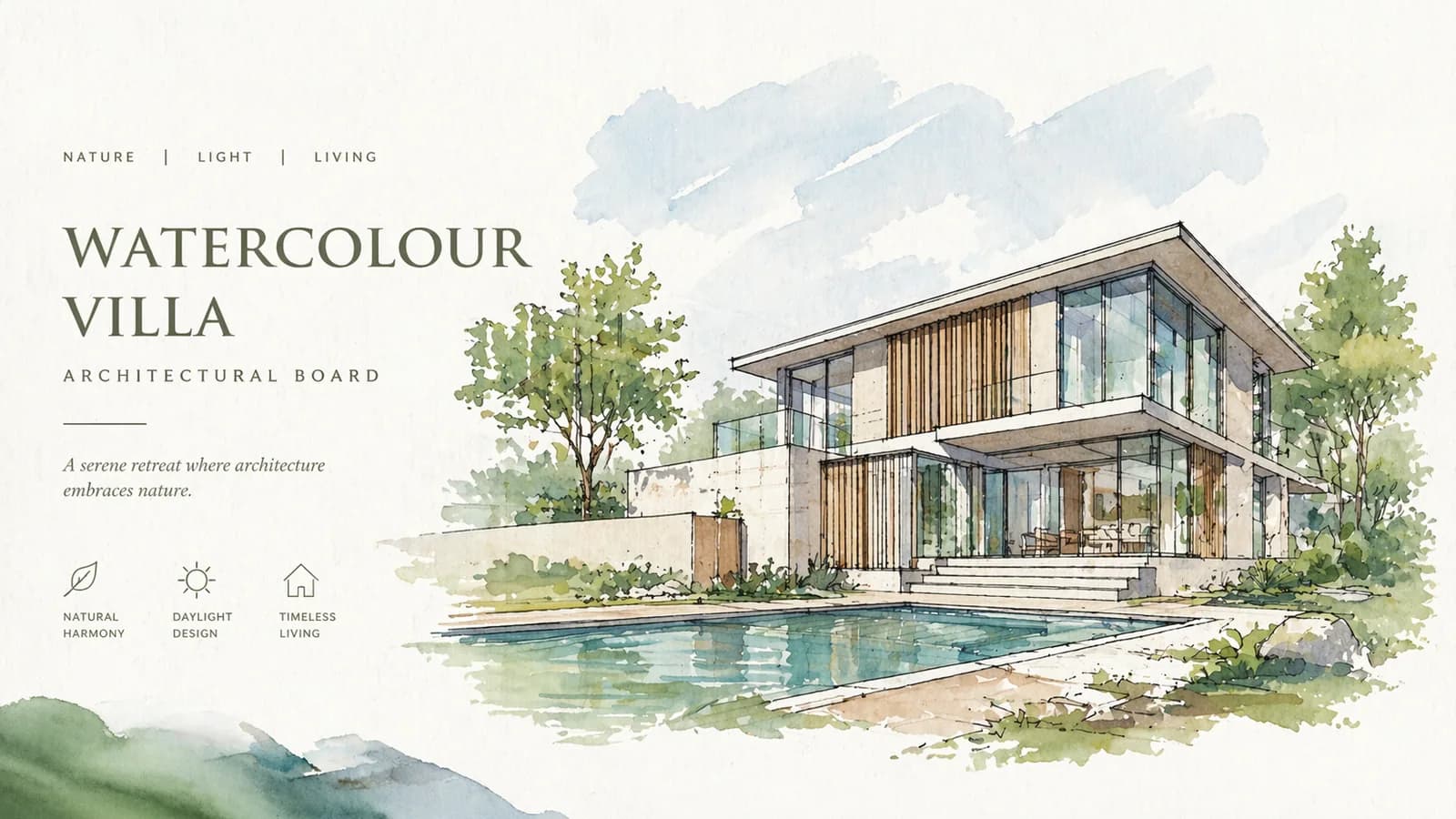 The Watercolor Villa Architectur…
