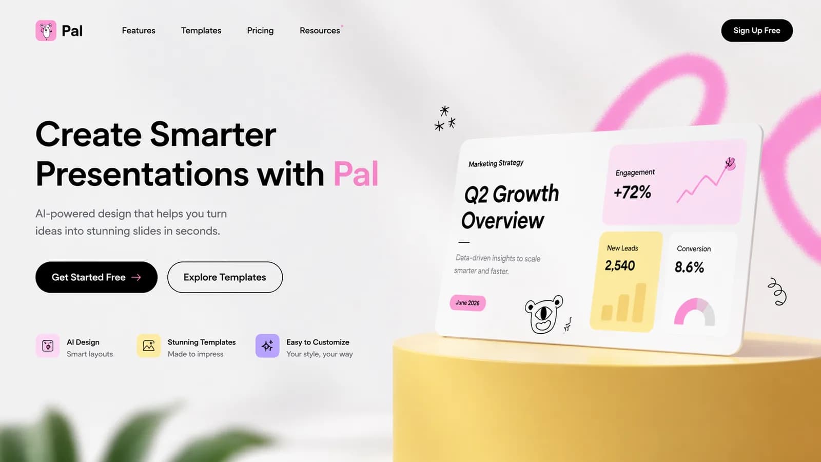 Pitch Pal Branding Website