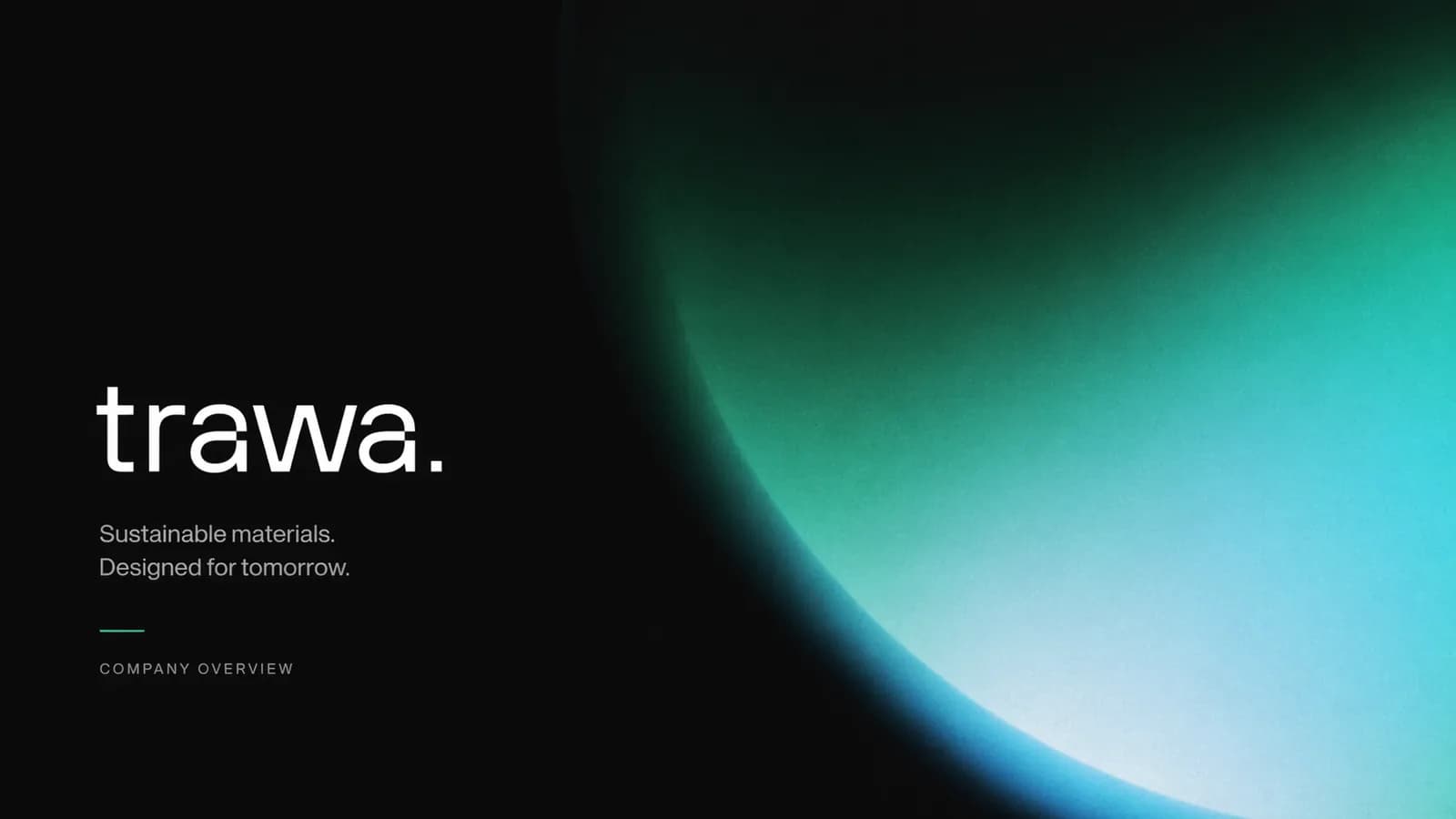 Brand Identity Pitch Trawa