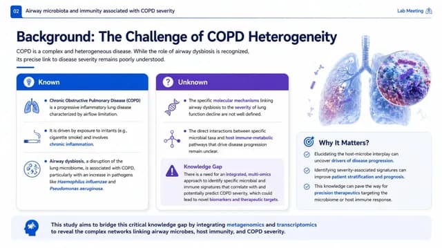 Navy Blue Medical Research & Data Visualization Deck — Slide 2