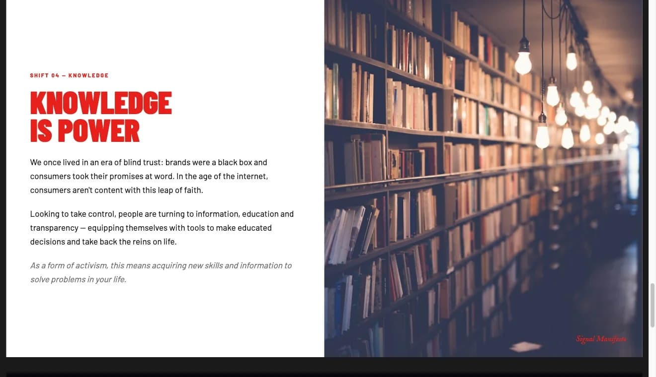 Signal Manifesto Editorial Trend Report Template — Slide 7