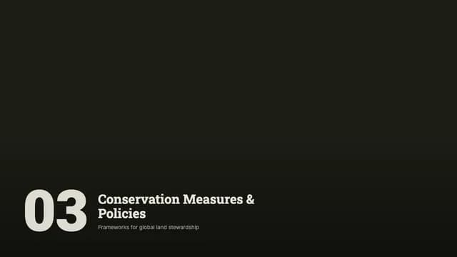 Steppe Dossier: Dark Slab-Serif Conservation Template — Slide 6