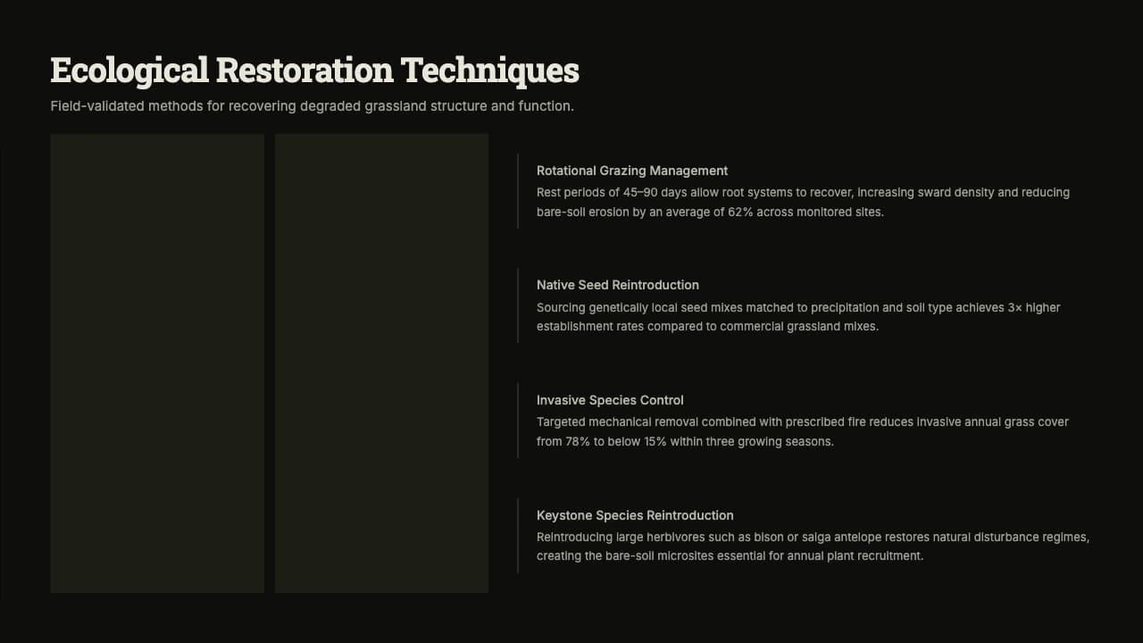 Steppe Dossier: Dark Slab-Serif Conservation Template — Slide 8