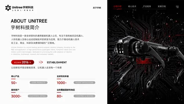 Industrial Robotics Keynote with Dark Mode Product Hero — Slide 2