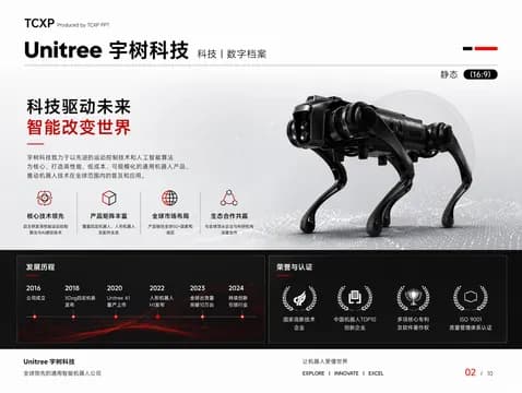 Industrial Robotics Keynote with Dark Mode Product Hero — Slide 3