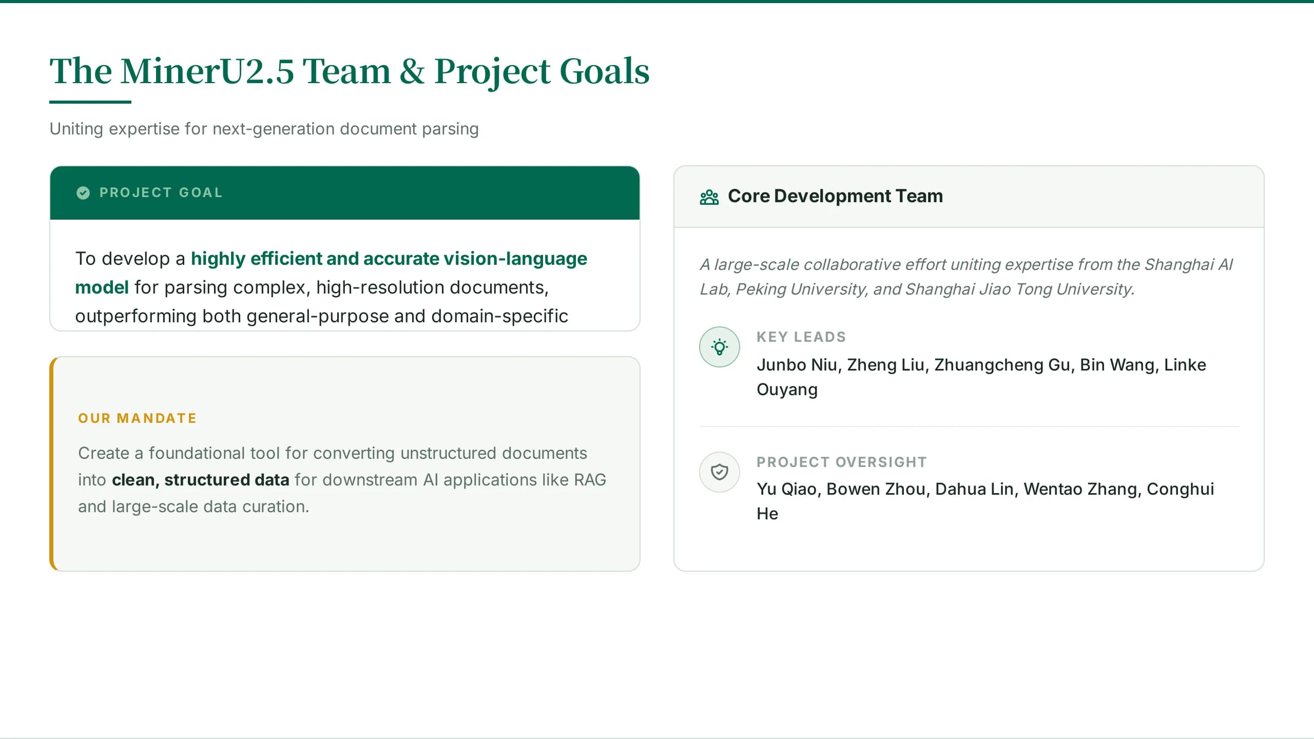 Venture Green Consulting Strategy & Technical Deck — Slide 2