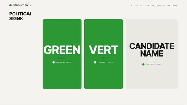 Verdant Civic Swiss Grid Brand Identity Template — Slide 4
