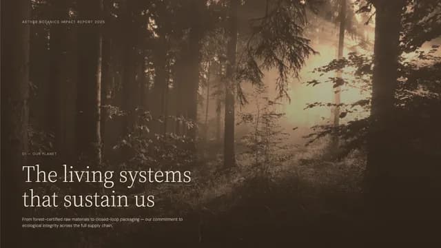 Vetiver Earth Tone Editorial Annual Report Template — Slide 2