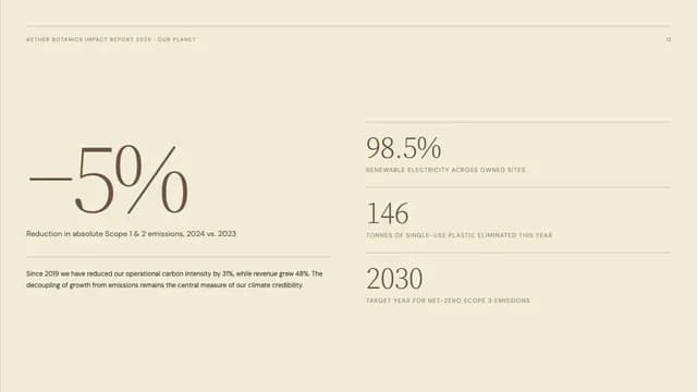 Vetiver Earth Tone Editorial Annual Report Template — Slide 3