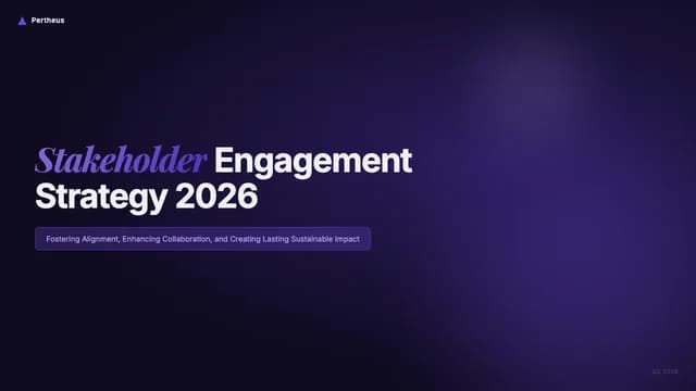 Violet Stratagem Deep Purple Business Strategy Deck — Slide 1