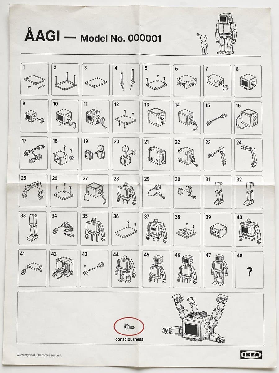 authentic IKEA instruction manual page