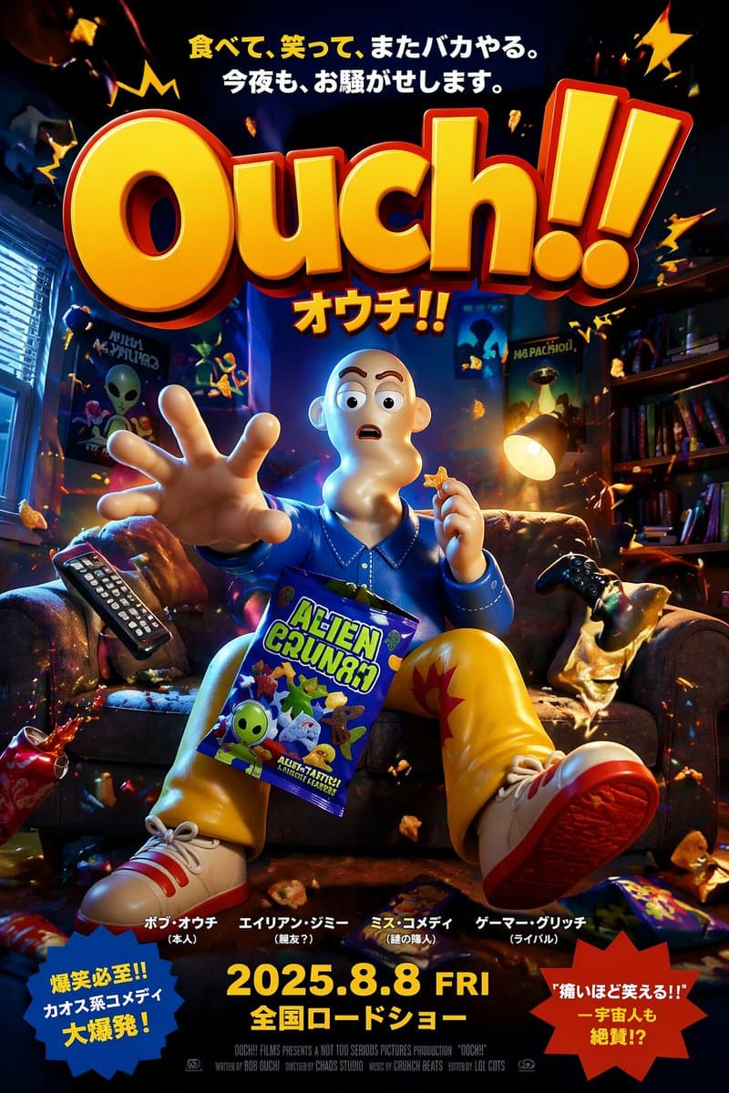 ・Refer to 1 character image ・Poster for the fictional cartoon a…