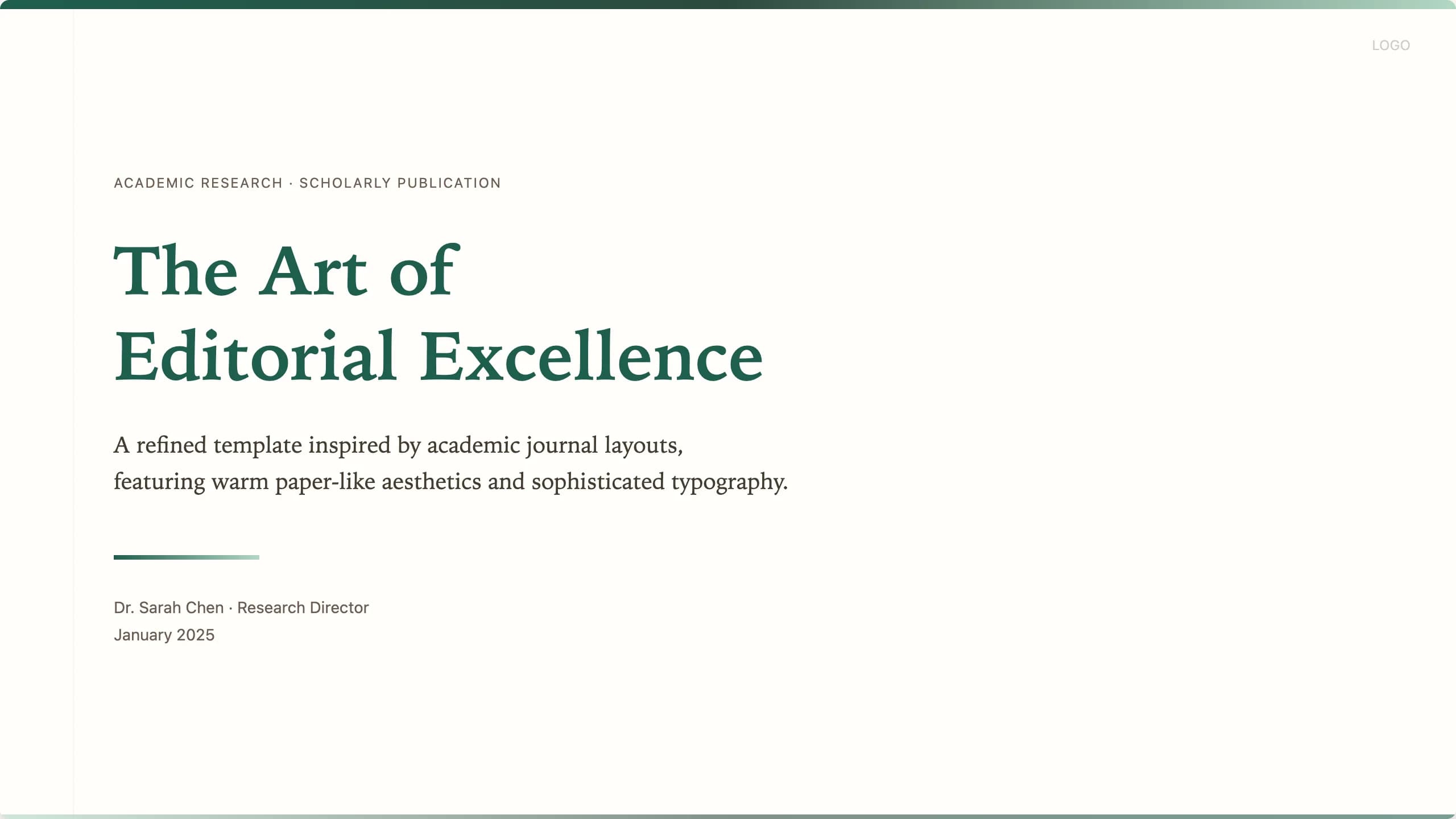 Paper Editorial
