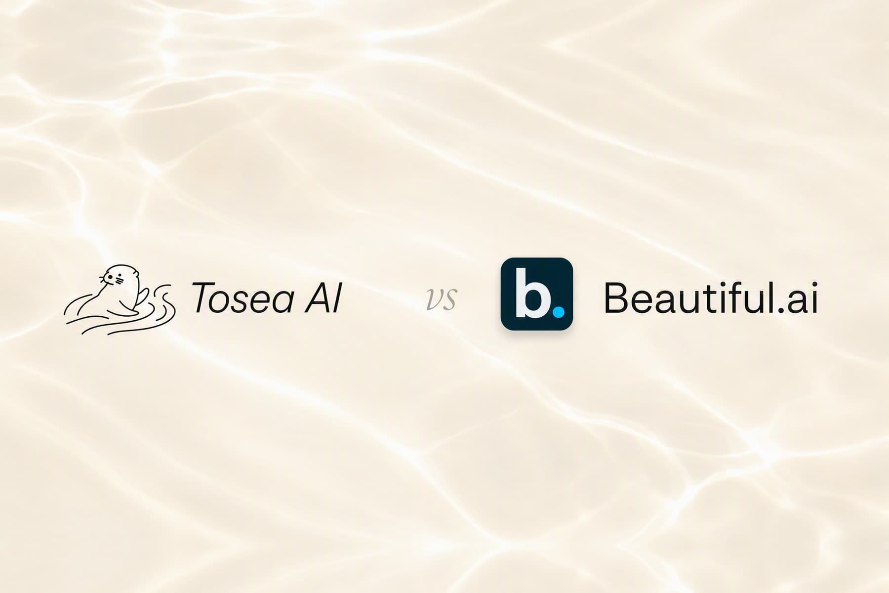 Beautiful.ai vs Tosea AI: Best AI Presentation Tool for Consultants in 2026?