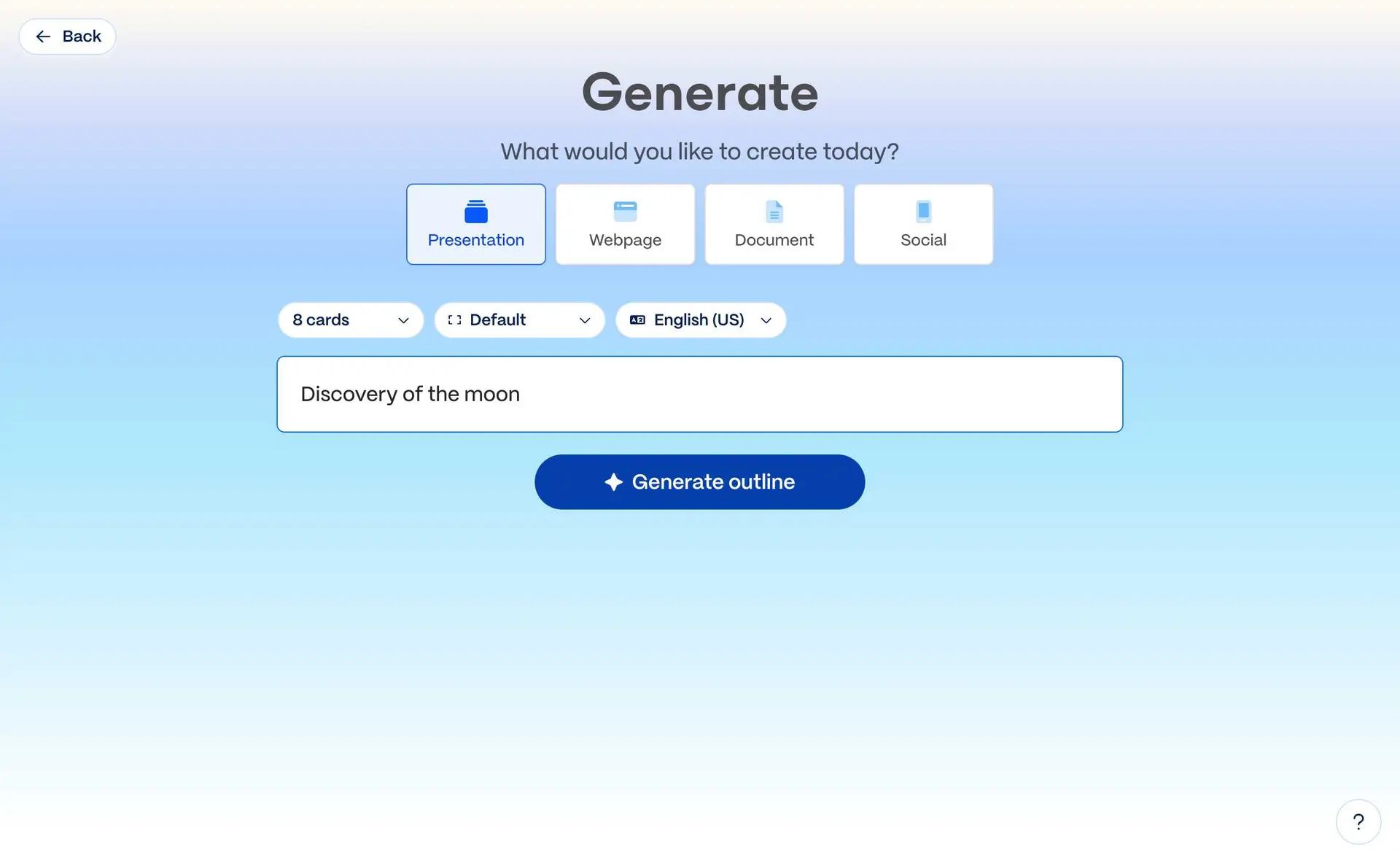 Gamma interface