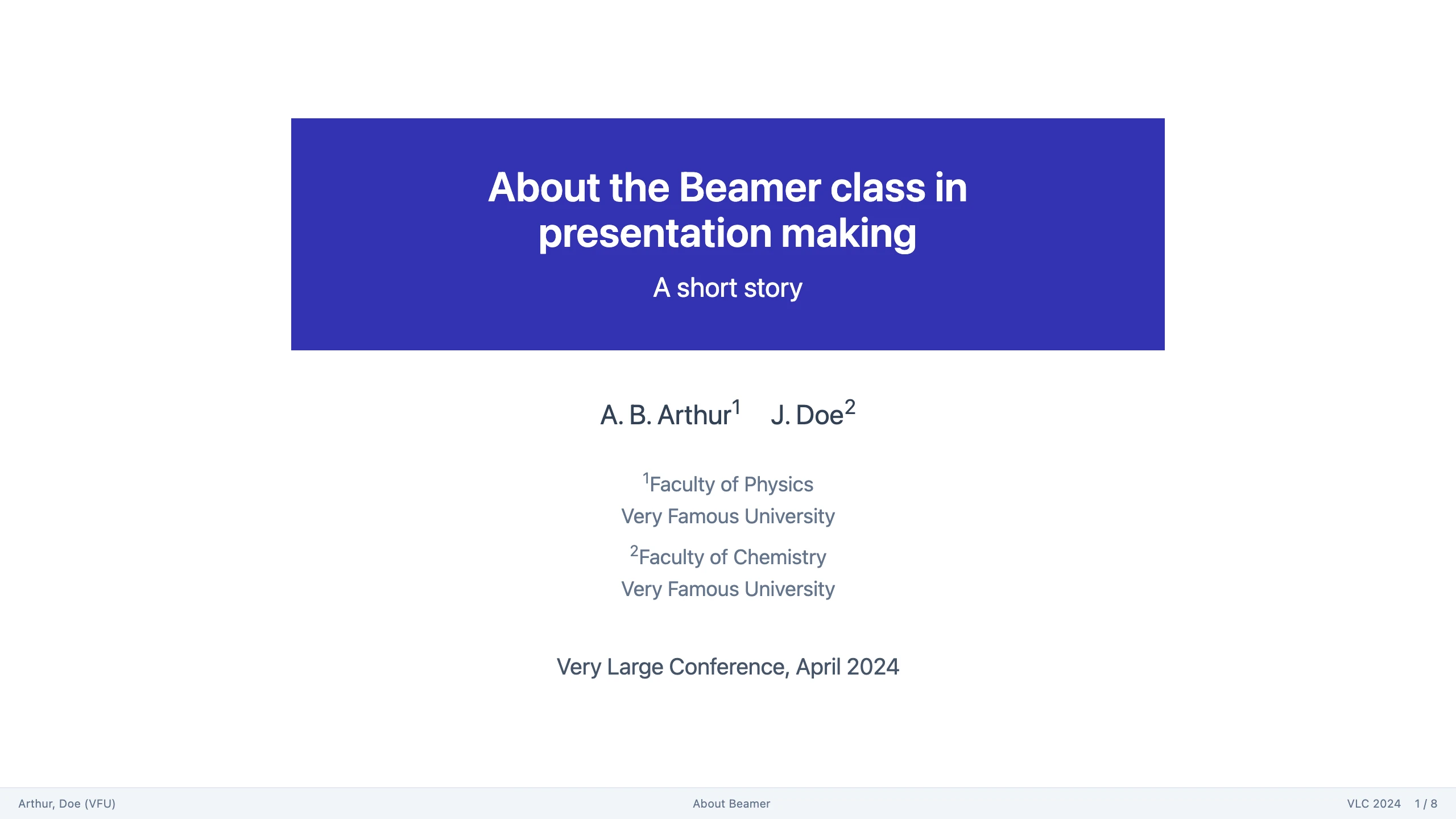 Classic Beamer