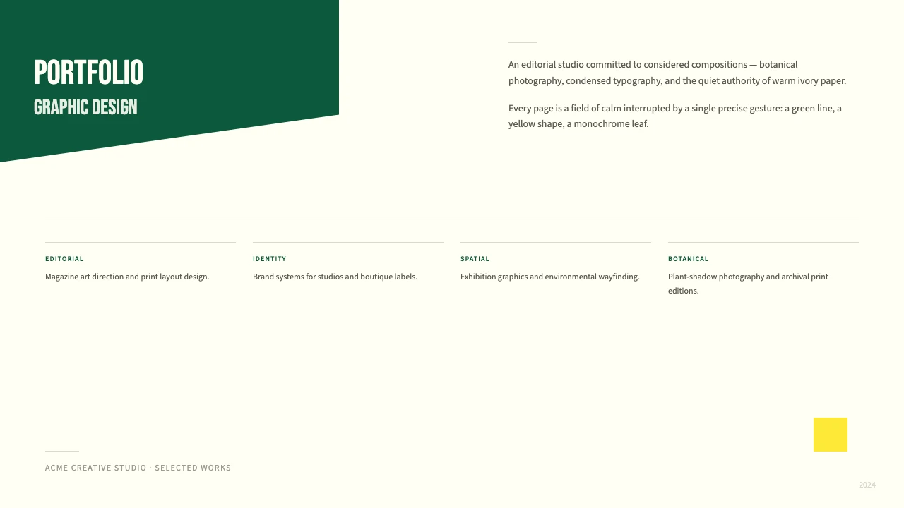 Folio Botanica