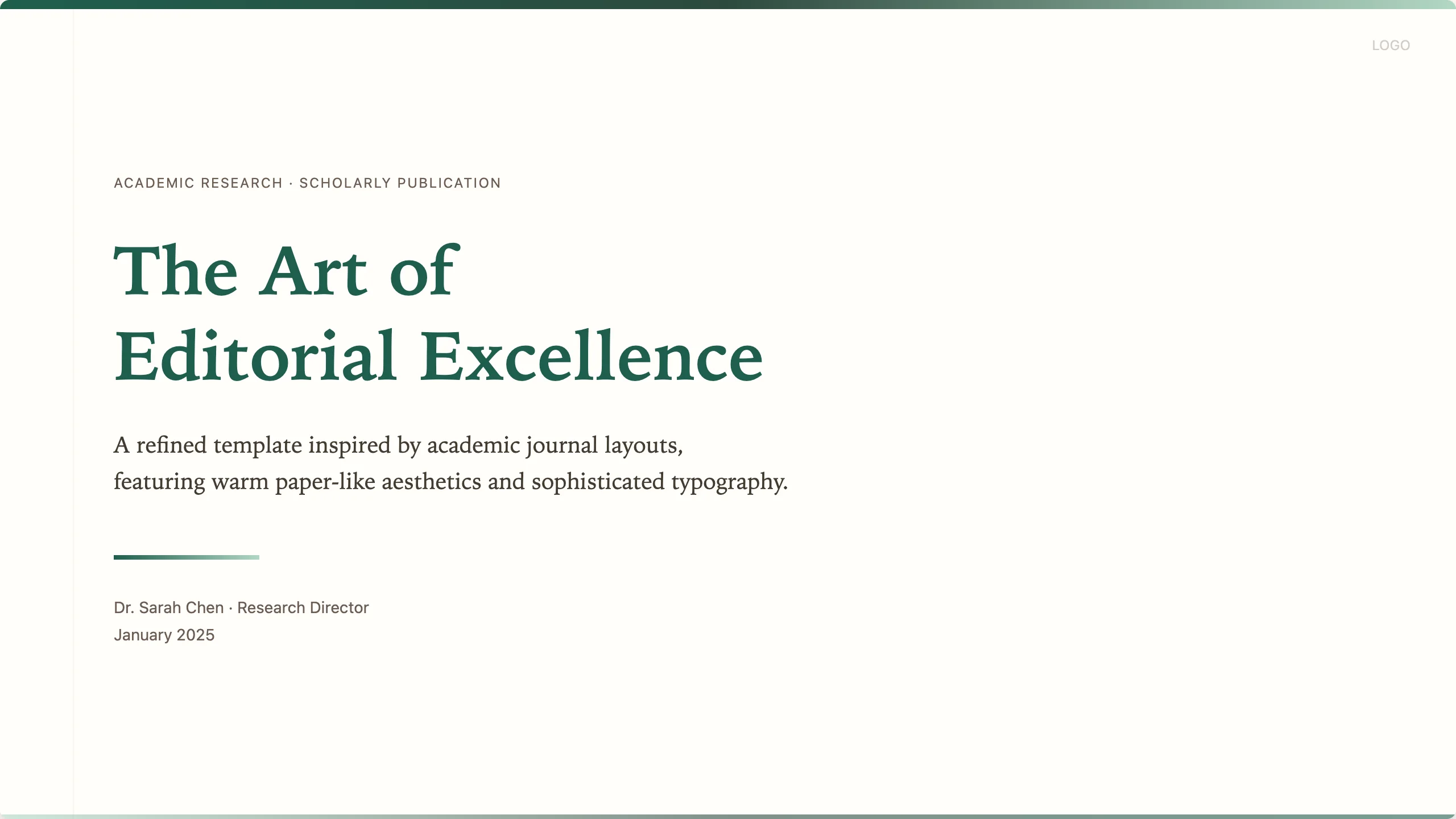 Paper Editorial